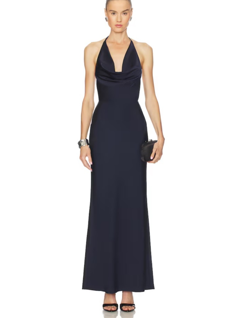 Posey maxi in navy by runaway the label.